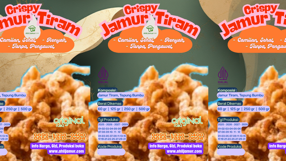 Crispy Jamur Tiram AhliJamur.com